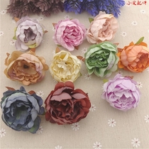 DIY wedding decoration floral art high simulation peony peony flower head Flower Ball flower wall flower arrangement arch rose bract head