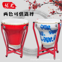 Factory direct sales 16 inch 18 inch blue and white porcelain drum wooden flower pot drum Cowhide drum painted drum drum drum factory direct sales