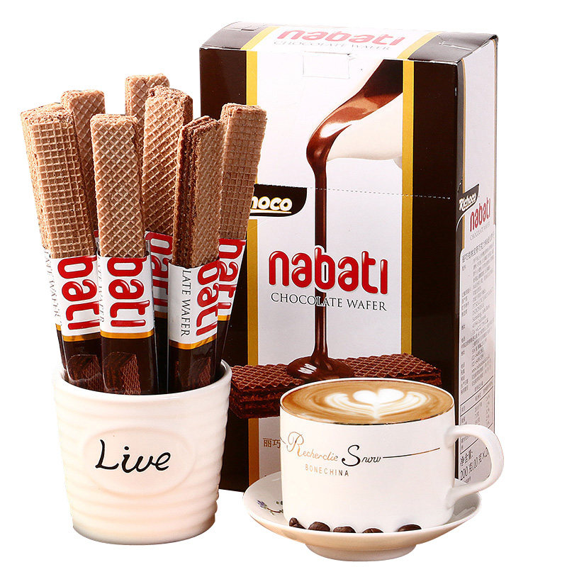 【天猫超市】印尼进口丽芝士丽巧克nabati巧克力味威化饼干200g