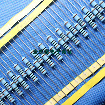 3W metal film resistor 3W 100 Ohm 100R 1% copper pin 3W color ring resistor original (50 only 12 yuan)