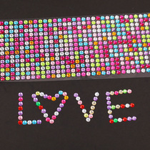 Dream time set DIY paste Artisanal Baby Movie Set Accessories Colorful Diamond Trim Stickers Creative Crystal Paste