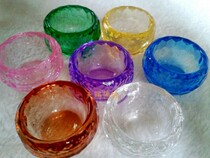 Buddhist supplies crystal cup seven crystal cup holy water cup bowl clean water cup small 4cm wholesale