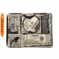 Multifunctional waterproof picture bag 4K picture bag portable shoulder back drawing board bag foldable newspaper pattern picture bag