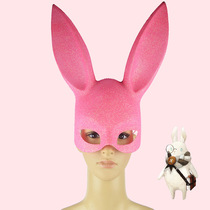 Christmas dress cosplay rabbit mask rabbit ear full face cat mask decorated props