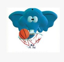 Childrens home blue ball rack kindergarten toy elephant ball rack easy to hang basketball rack