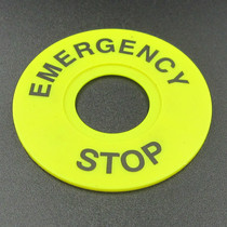 High-quality Button warning ring emergency stop ring inner diameter 22MM