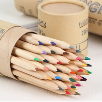 China color lead log color pencil 12 36 48 color barrel color lead painting coloring Oily color pencil art