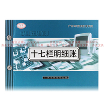 Huayuan Ledger Financial details Multi-column 17-column accounting cash book book 16k loose-leaf ledger