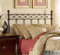 Jingda exports North America European American country solemn atmosphere High-quality high-end double wrought iron bed 1 51 8m