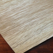 High-end wood veneer Paulownia straight grain brushed concave and convex texture wood veneer background decorative wall veneer