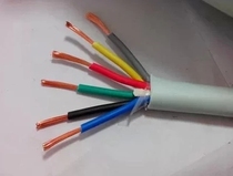 National standard copper core sheath line RVV five-core six seven 5 6 7 × 1 square 1 5 Yuba line 2 5 power cord