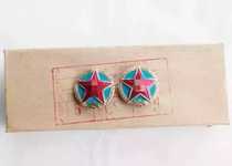 Last century retired old hat badge womens 85 big brimmed hat badge new metal badge rare collection