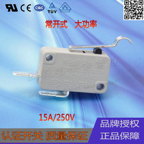 Sales limit switch 2 feet Changsplit micro-switch button switch with bend handle press-through stroke switch