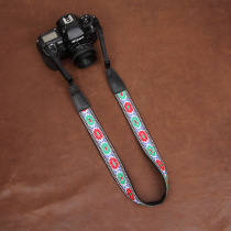 cam-in embroidered series professional camera braces retro art shoulder strap single counter microsheet universal CS152