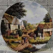 British Royal Doulton Harvest Family series turn Hay limited edition collection decoration plate