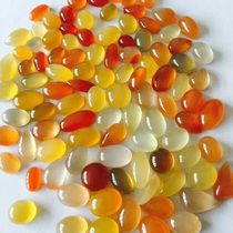 Natural gold silk jade gem light ring face Xinjiang Gobi ring gold silk jade gem light ring face