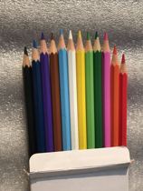 2018 New hexagonal basswood oily painting color pencil 12 colors