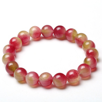 Crystal stall summer cool watermelon crystal bracelet watermelon chalcedony bracelets female Korean jewelry two-color sweet hipster