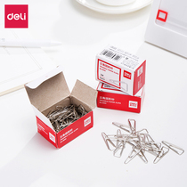 Powerful triangle paper clip 0051 metal triangle paper clip thickened electroplating is not easy to rust 100 boxes