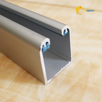 Sliding door track guide rail solid wood door crane track sliding door slide rail folding door pulley hanging rail accessories