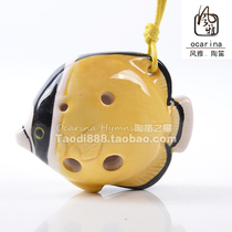 (Enlightenment instrument) Musical instrument Ocarina Fengya four-hole shape short-mouthed fish 4-hole Ocarina childrens gift