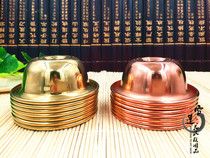 9cm Copper Leather Water Supply Bowl Net Water Glass Holy Water Glass Seven for cup Tibetan Buddhism 1 set of 7 red brass brass