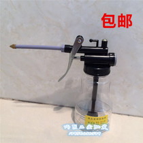 High pressure transparent oil pot 250ml soft mouth plastic drop-resistant copper tip hose machine oil gun Oiler refueling pot