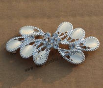 Metal inlaid drilling cat eye stone buckle pair of buckle upscale water drill button big sweater buckle female fit jacket big coat button