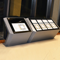 Shopping mall floor plan Floor index Multi-directional signage Shopping mall district Book-type vertical slope guide map