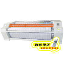 Double roller electric heating processing industry ironing machine for large laundry room