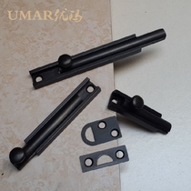 3 Punch 3 Drilling Special Price Taiwan Quality Pure Copper Antique Bolt Door Latch Ancient Bronze Color Bolt Train Rail Bolt