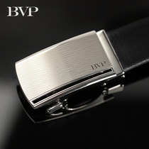 BVP belt mens leather automatic buckle big name formal business mens belt casual cowhide mens pants belt