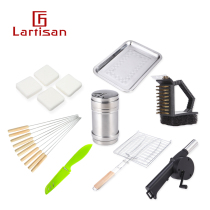 lartisan barbecue accessories set luxury 8 piece set luxury 8 accessories