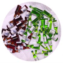 slime decoration filler slime Korean simulation small wine bottle handmade diy material squirrel hand made