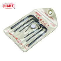 Original Japan EIGHT Baili M-8Z black flat head imperial hex wrench set 0 028-1 8