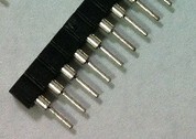 Single row round hole pin row 1*40P 2 00MM round pin row round row female round pin
