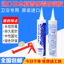 Japanese original clothing imported Sharp kitchen bathroom special mildew glass glue porcelain white translucent TOTO toilet glue