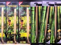 Reptiles fish and birds feeding wooden tweezers wooden tweezers high-end quality pet feeding clip feeder bug clip