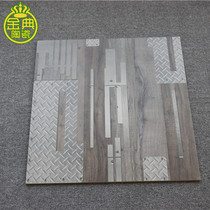 Antique brick 600 × 600 floor tile living room wood grain metal bedroom non-slip wear resistant tile Foshan Factory Direct