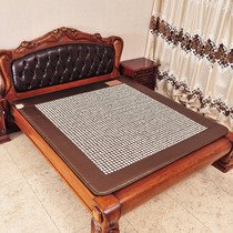 Love Yulong jade mattress Germanium stone Tomalin mattress double temperature double control heating pad exported to South Korea lavender Aiye pad
