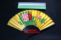 Drama Concubine Drunk Peony Follower Fan Promotion Peking Opera Yue Opera Opera Xiaosheng Huadan Golden Fan