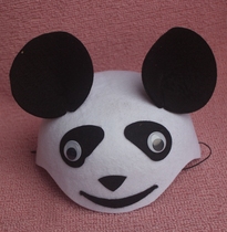 Performance Supplies Party dress COS Props Cute little animal head Panda hat Panda Headdress