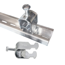 QVKS Condual galvanized cable clamp BK14 diameter 6-12MM Type of mounting rail cable clamp