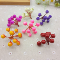 Christmas Fruit Emulation Fruit Flower Ring Material Handcrafted DIY making bonsai decorated with photo small pendulum pieces