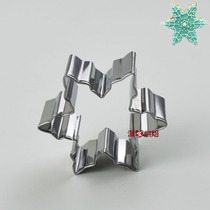 Christmas series snowflake stainless steel cookie mold Cake mold Baking tools oven Microwave oven