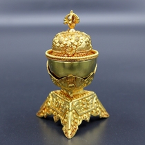 Toba initiating dharma instrument Tibetan Buddhist dharma instrument for Nepal handmade full gilt portable special small-10