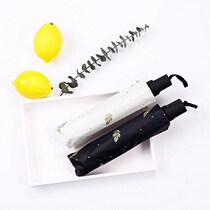 Sunshade UV ultra light umbrella vinyl female folding umbrella