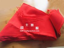 1 2 m red scarf student cotton spinning cloth red scarves over 100 bars