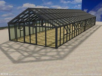 Sunshine room glass roof sunshine room steel structure sunshine room Wuhan factory direct package installation