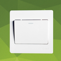 Chint one open double control 1 wall power switch socket 86 type 7D single open panel 1 open two ground control one light